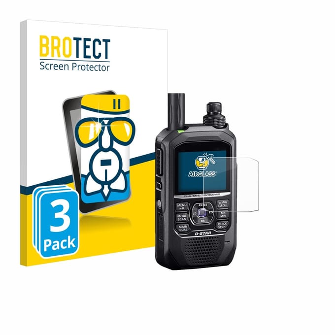 Screenprotector 3 Stuks voor Icom ID-50E Beschermglas transparant