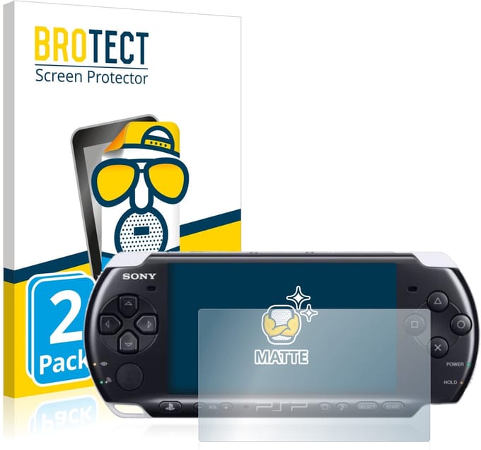 BROTECT - Screenprotector voor Sony PSP 3003 - Folie Beschermfolie matte 2 Stuks