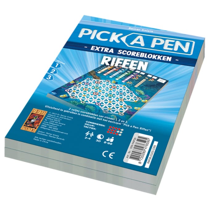999 Games Pick a Pen Riffen Scoreblokken
