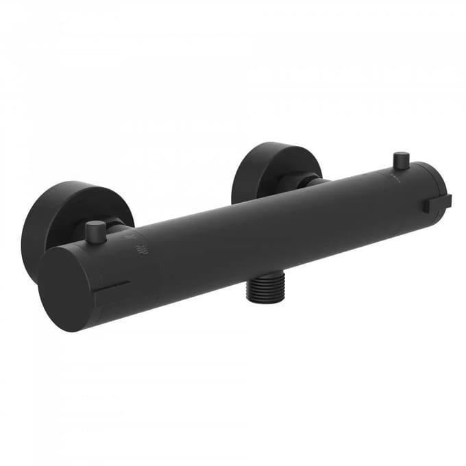 Douchekraan Zwart | Thermostaatkraan Douche | 15 cm | Per Stuk