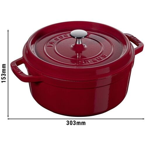 STAUB LA COCOTTE - Kookpot - Ø 240mm - Gietijzer - Bordeaux
