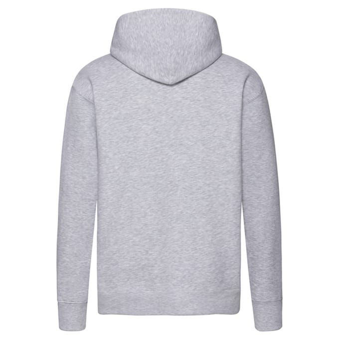 Fruit of the Loom Heren Premium Heather Hoodie (Heide Grijs)
