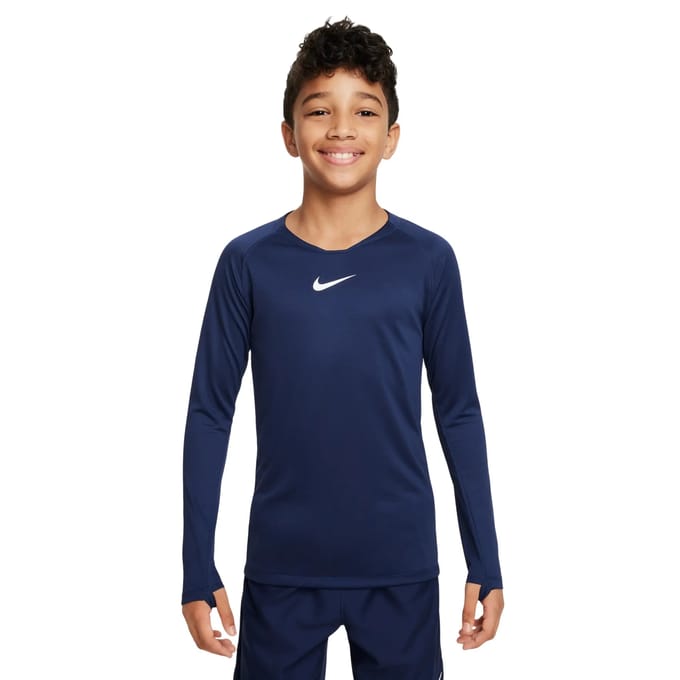 Nike Park First Layer Shirt Lange Mouw Kinderen - Marine | Maat: 164