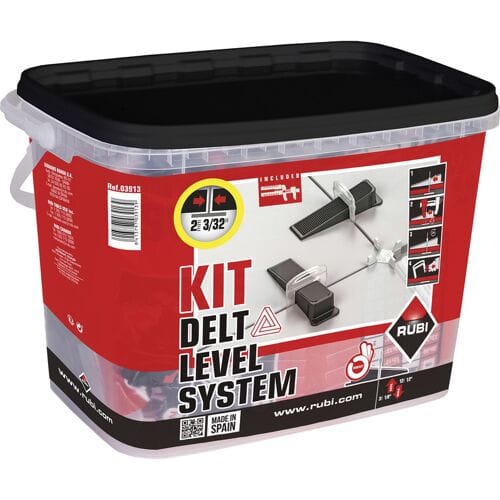 Rubi Delta Leveling System Startersset Voor Voeg 2mm, Hoogte 3-12mm