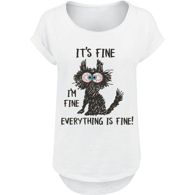 Tierisch - Fun T-shirt - Fine - S tot 5XL - voor Vrouwen - wit