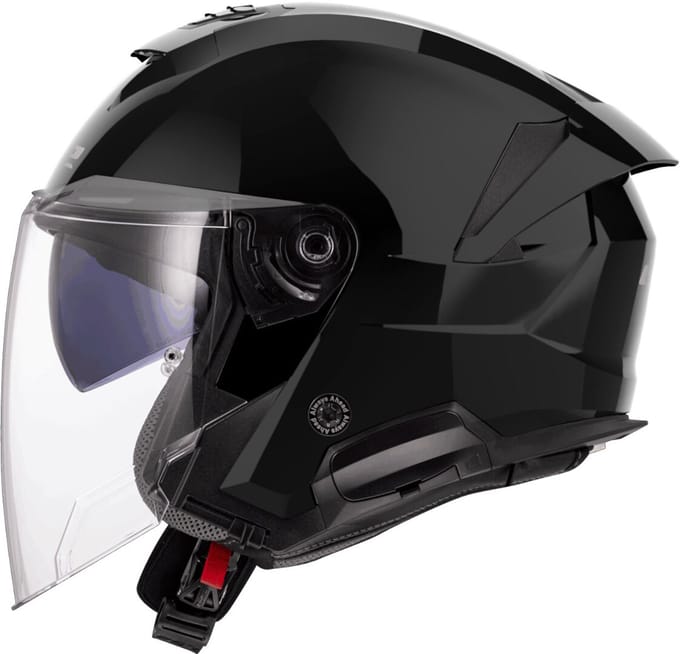 LS2 OF618 Verso II Solid Glossy Zwart Jethelm - Maat L - Helm