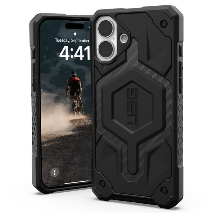 UAG - Monarch Pro Mag geschikt voor iPhone 16 Plus Hoesje - carbon black | carbon black