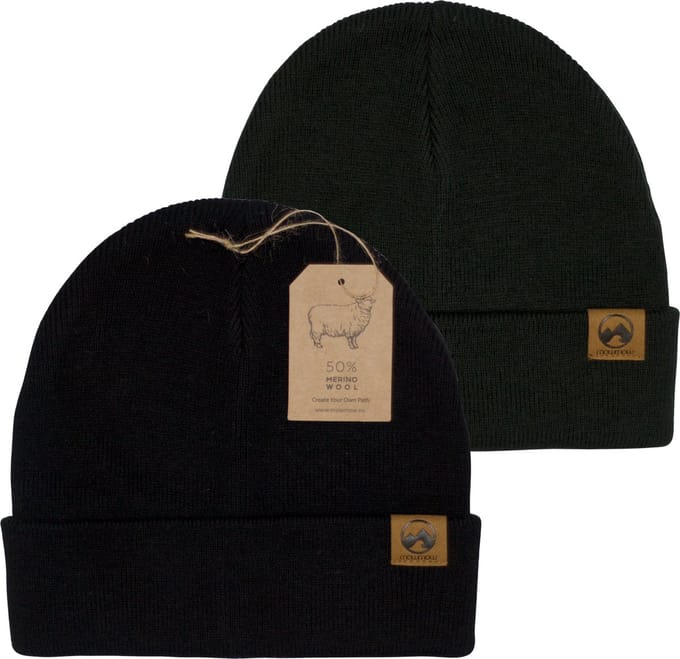 MowMow 2-pack Muts Merino - Beanie - Heren - Dames