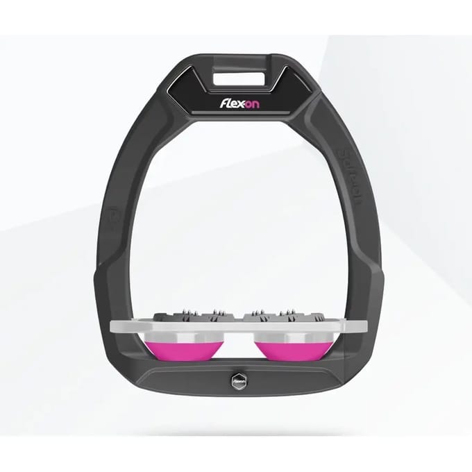 Plat Ultra Grip Veiligheidsbeugels Anthraciet/Grijs/Roze Flex-On Safe-On