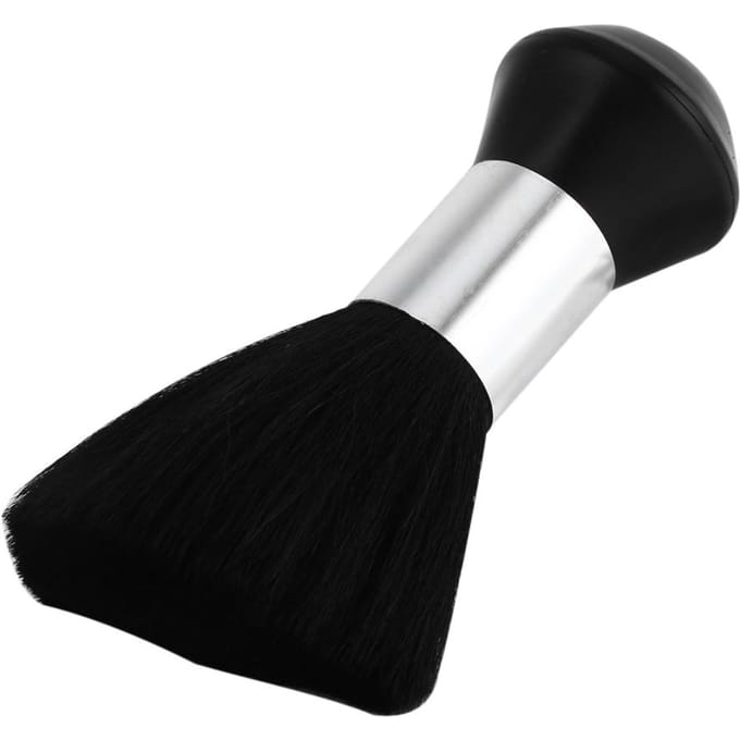 Professionele Zachte Zwarte Nek Gezicht Stofborstels Kapper Haar Schoon Haarborstel Styling Tools white