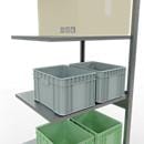 SCHULTE Lagertechnik - Boutloos erkersysteem - 2500x 750x600 mm, type 150 kg