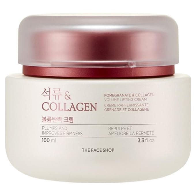 THE FACE SHOP Crème Volumisante Lifting Grenade & Collagène 100ml 100ml gray