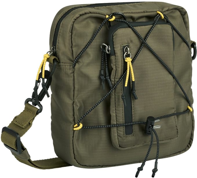 camel active Shores Cross Bag met reflecterende elementen - Maat menswear-S - Kaki