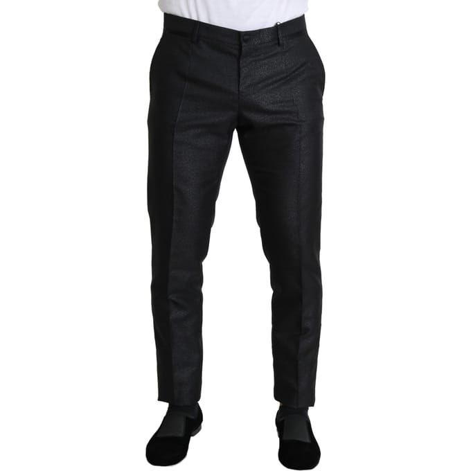 Slim Fit Textured Dress Pants