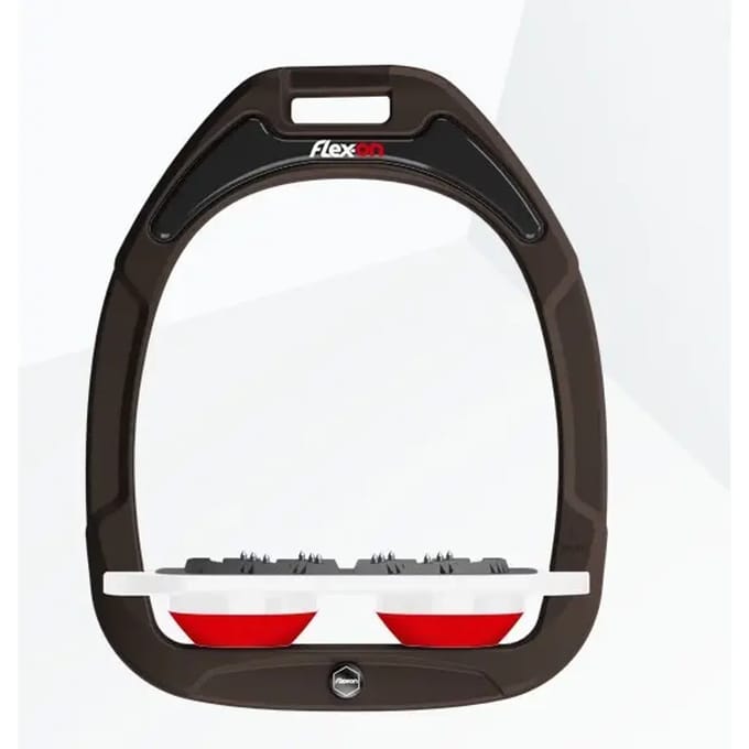 Ultra Grip Platte Insteekbeugels Bruin/Wit/Rood Flex-On Green Composite