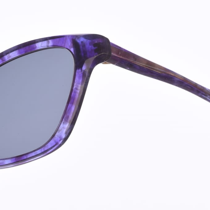 Z437 dames zonnebril met cat-eye acetaat
