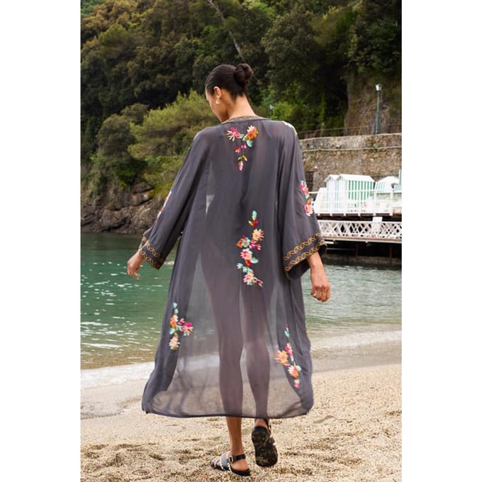 DIDI Dames Kimono Poolparty Grey Poolparty embro maat 34/36