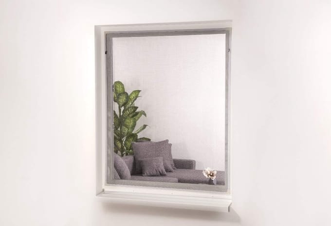 Magnetisch Hor Raam Wit 130x150 cm - Eenvoudige Montage Zonder Boren