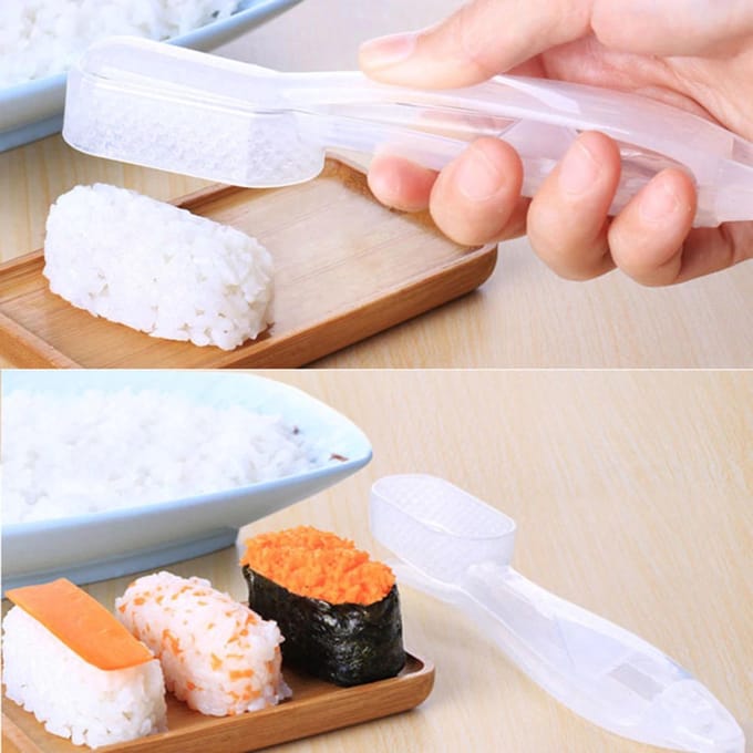 New Age Devi - Sushi Maker - Sushi Vormer - Nigiri Maker - Sushimaker - Sushi Scoop - Sushi Schep - Transparant⁠ - Nigiri Maker