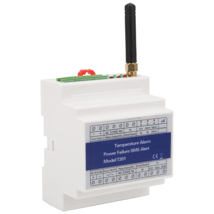 GSM Temperatuur Alarm Intelligent Draadloos Afstandsbediening Waarschuwingssysteem voor Huishouden blue