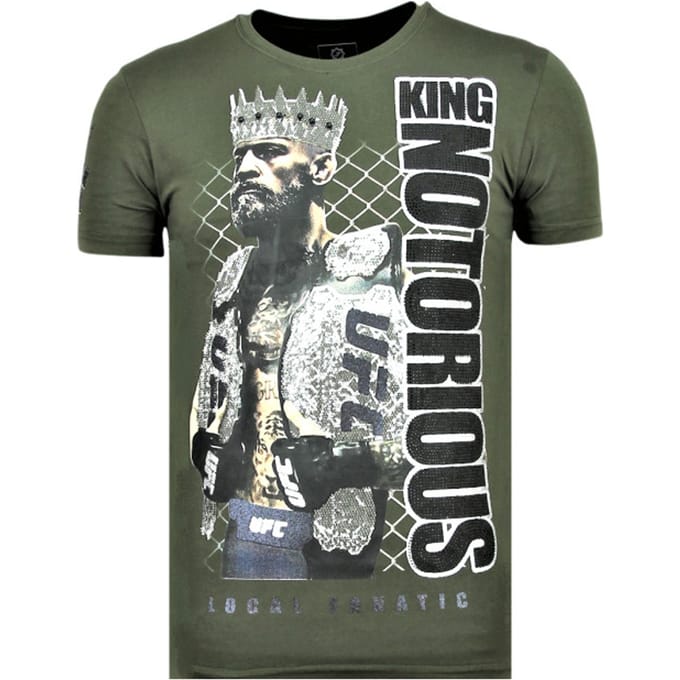 King Notorious - Zomer T shirt Mannen - 6324G - Groen