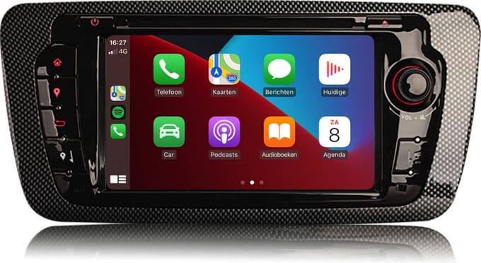 Carplay autoradio voor Seat Ibiza | 2008 t/m 2014 | Android 16 | Draadloos Apple Carplay & Android Auto | 4GB + 64GB | 8-Core processor | Cartronix | 2025 model | 2008 2009 2010 2011 2012 2013 2014 | Bluetooth & Wifi