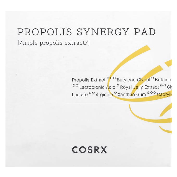 CosRx, Propolis Synergy Pads, 70 feuilles, 155ml (5,24 fl oz) black