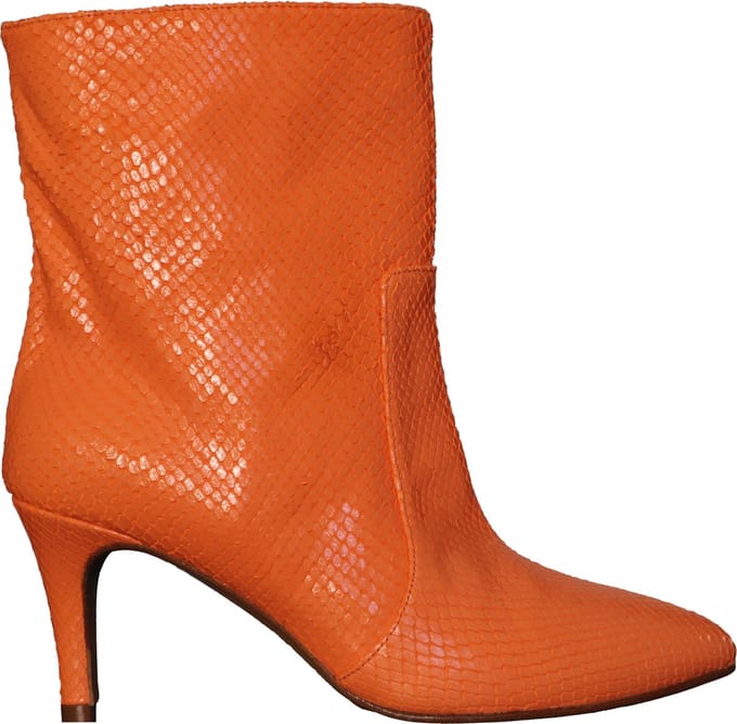 Toral - oranje enkellaarsjes - maat 36