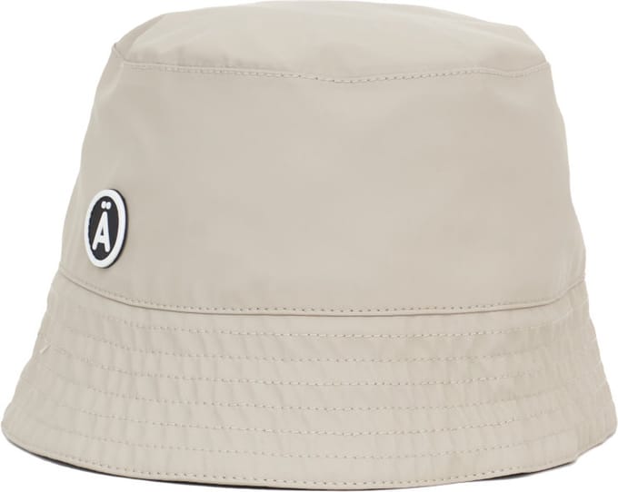 Grijze (Stone Grey) regenhoed / buckethat Drëpsen van Tänta M