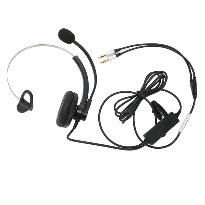 Enkelzijdig bedraad headset ruisonderdrukkend HD bellen telefoon headset voor callcenter kantoor