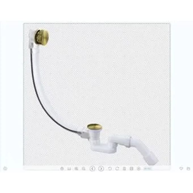 Allibert Badafvoer - Geborsteld Goud - 32mm