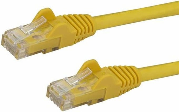 StarTech Cat6 netwerkkabel met snagless RJ45 connectoren - UTP patchkabel - geel - 0,5m