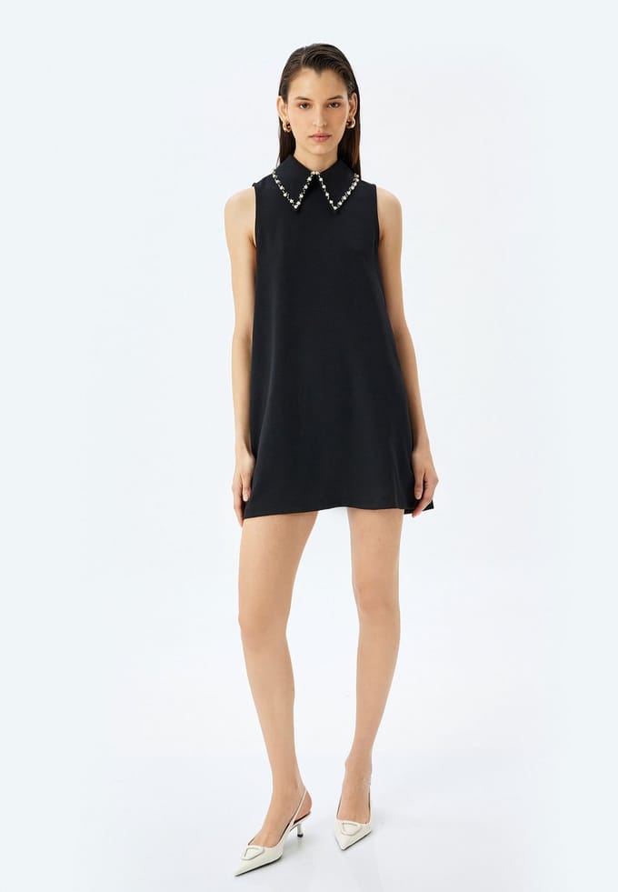 Mini-lengte Vorm A A-Linien-Kleid