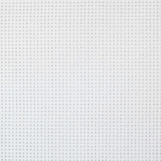 Aida borduurstof 14 count wit - coupon van 50 x 60 cm