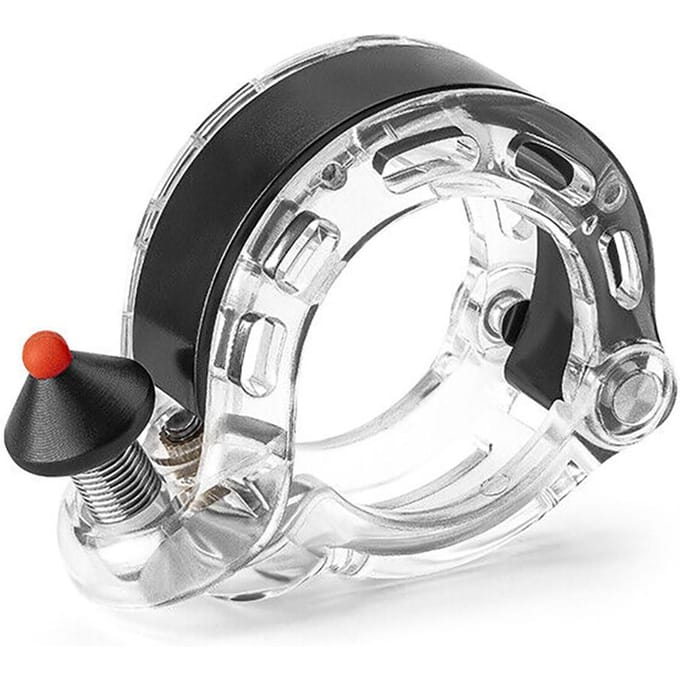 Rockbros 34210028002 Q-shaped bicycle bell - transparent