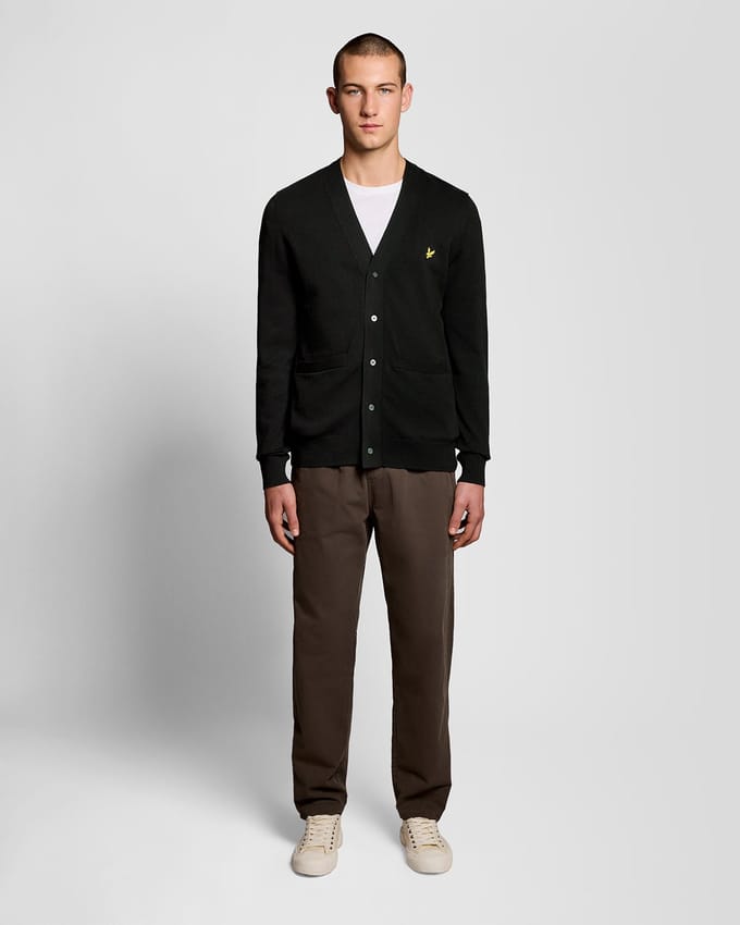 Katoenen V-hals cardigan Lyle & Scott