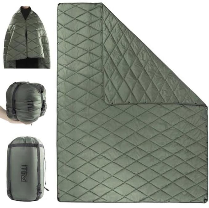 Ultralichte Multifunctionele Campingdeken - Warm, Winddicht en Waterafstotend