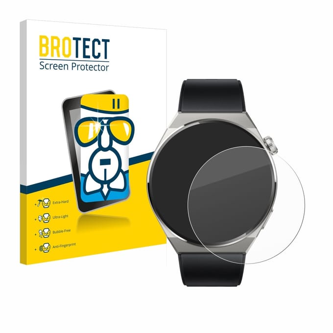 Screenprotector voor Huawei Watch GT 3 Pro Titanium (46mm) Beschermglas transparant