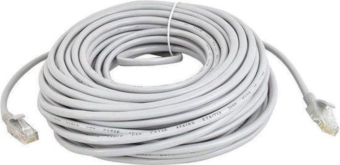 ValeDelucs Internetkabel 10 meter - CAT5 UTP Ethernet kabel RJ45 - Patchkabel LAN Cable Netwerkkabel - Grijs