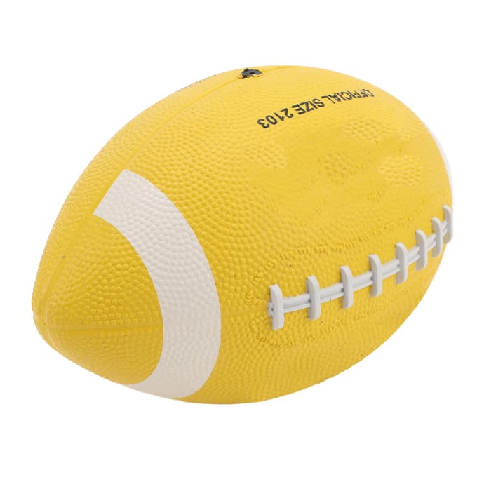 Rugbybal Professioneel Maat 3 Rubber Lichtgewicht Draagbaar Hoge Elasticiteit Trainingsrugbybal voor yellow