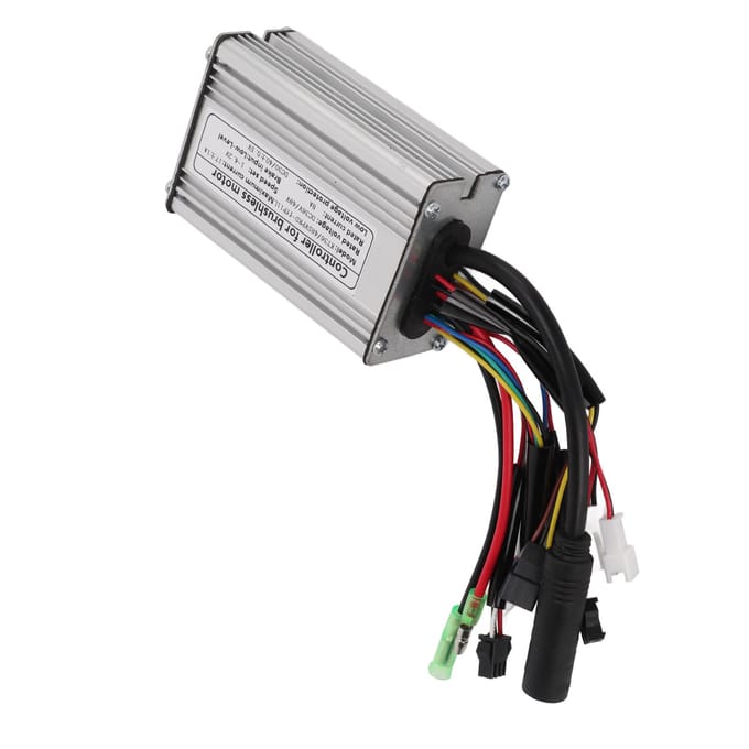 Elektrische Fiets 36V 48V Sinusgolf 17A Controller voor 250W 350W Motor met Lichtlijn white