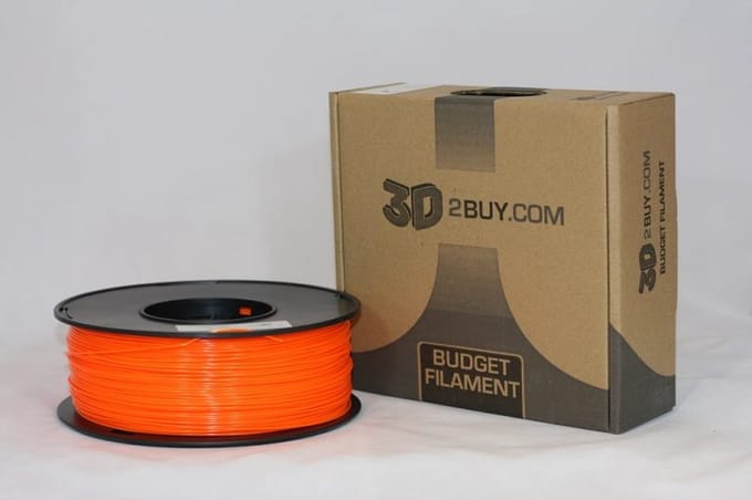 3D2BUY - 3D printmaterialen - PLA Filament 1.75mm - oranje