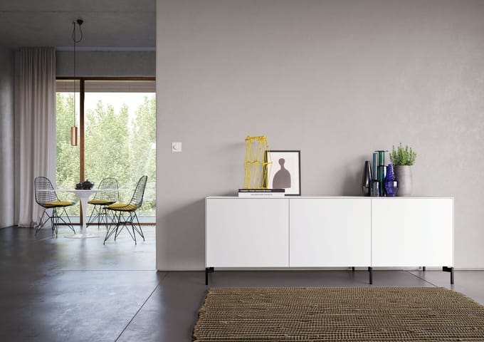 Piure Nex Pur combibox gesloten - graphite P44 - Deuren/Deuren - H 50 cm