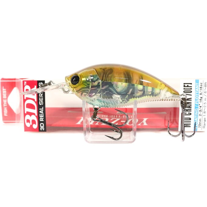 Yo Zuri Duel 3DR Mid Crank 70F Drijvend kunstaas R1318-RGCF (6748) gray