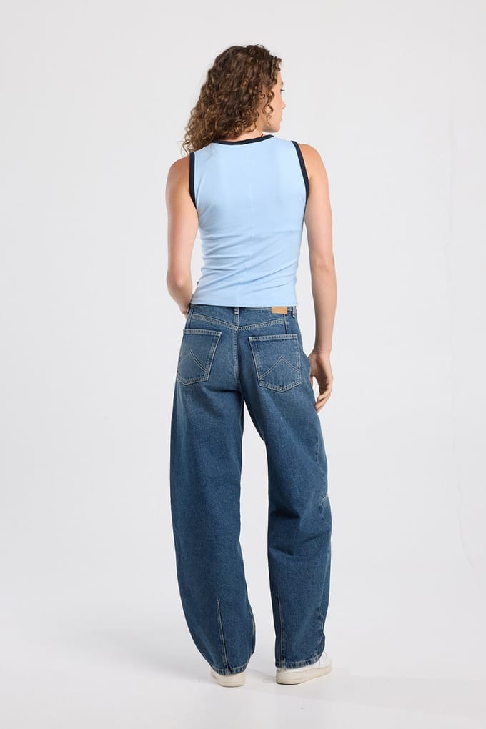 America Today Glory Light Blue Taglia: M | Canottiere Outlet | Donna | Blu