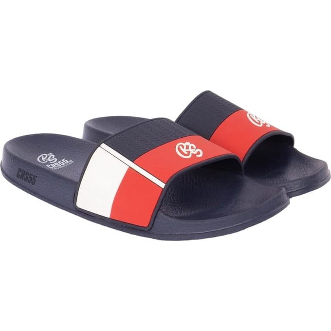 Crosshatch Heren Rentrays Sliders (Rood/Zwaar)
