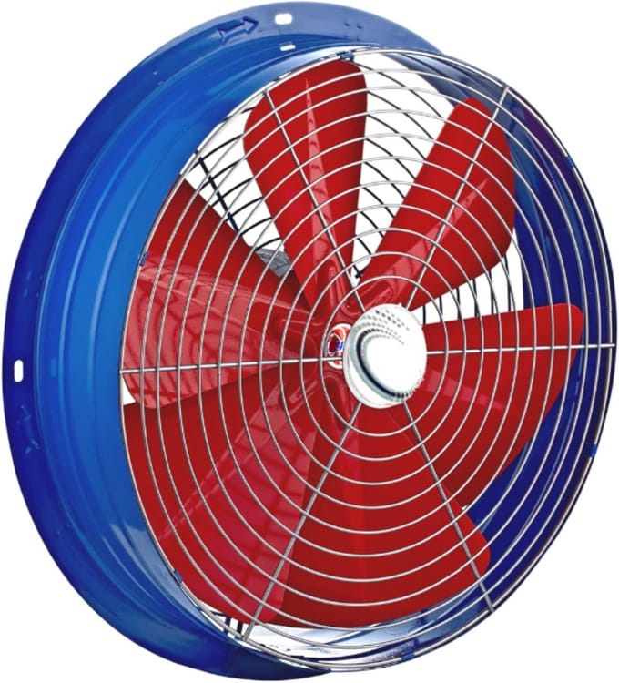 Krachtige Industriële Axiale Ventilator voor Toevoer en Afvoerlucht