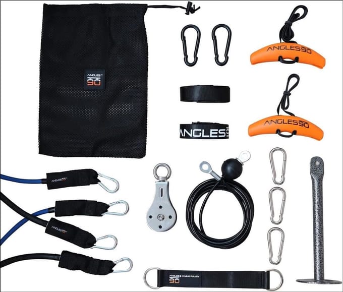 Angles90 Complete Set All-in-One Home Gym Kit voor Full Body Workouts