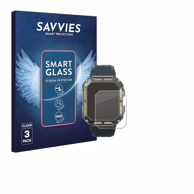 3 Stuks Savvies Screenprotector - geschikt voor Blackview C20Pro 1.83" - beschermfolie glas transparant