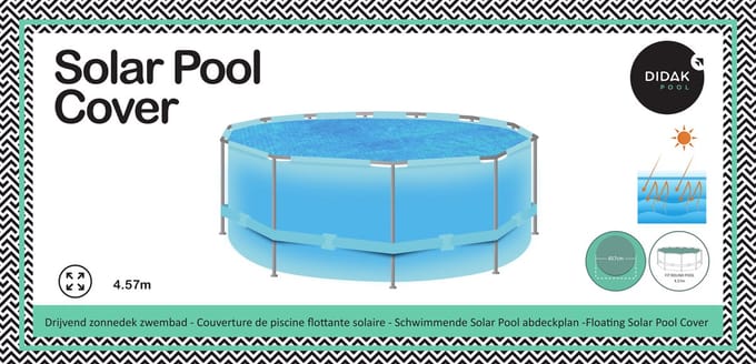 Didak Pool Solar Cover Rond - 4,57 m